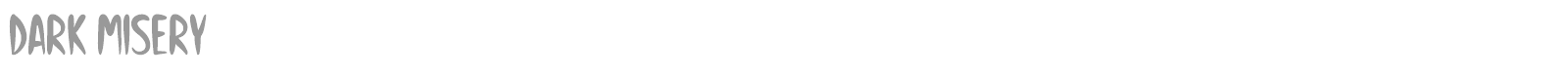 Dark Misery font preview